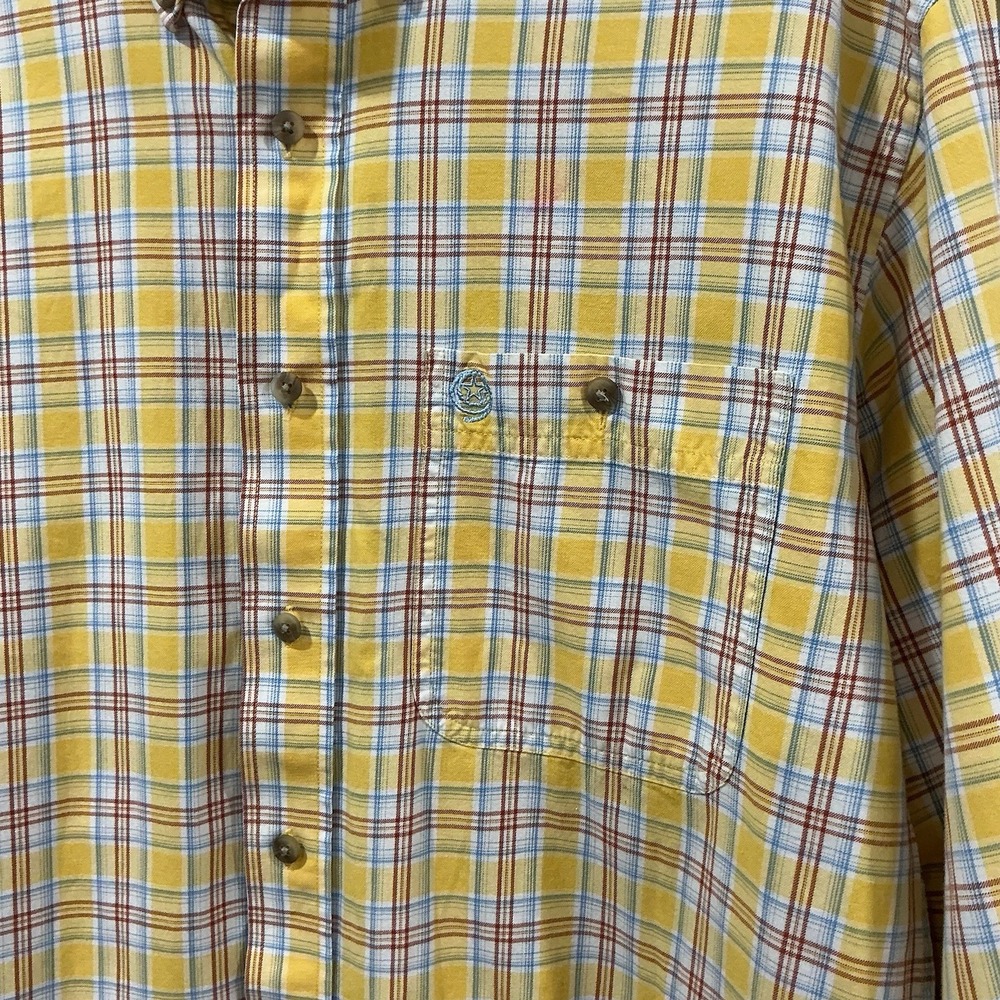 Wrangler George Strait Collection Button Up Shirt Men's Small Plaid Western - Picture 3 of 5